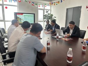 外商來(lái)訪澎龍鋰電